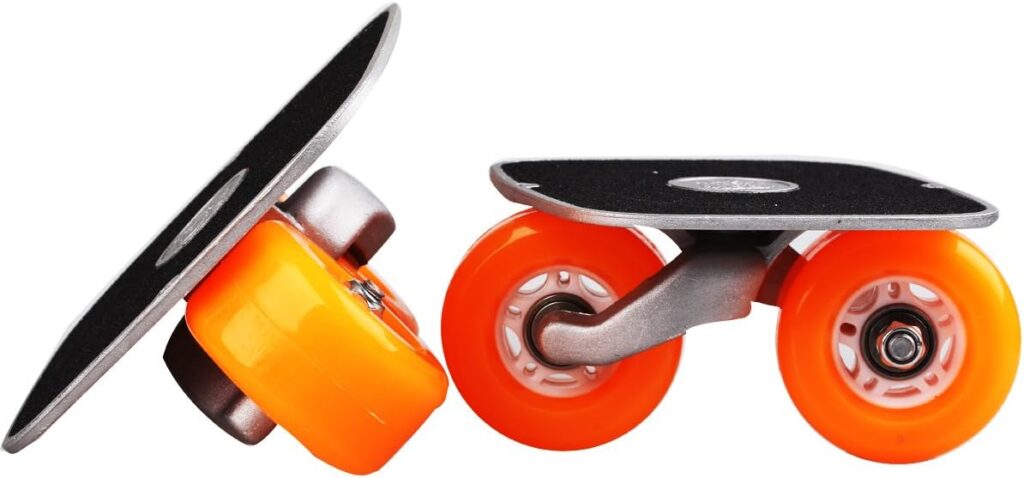 Orange Portable Roller Road Drift Skates Plate Anti-Slip Board