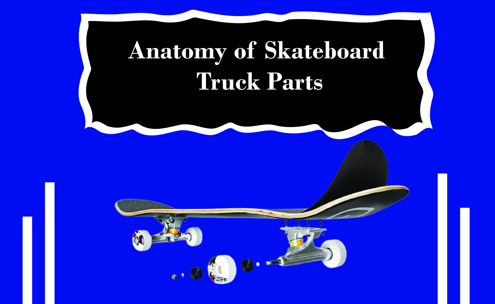 Anatomy of skateboard truck parts