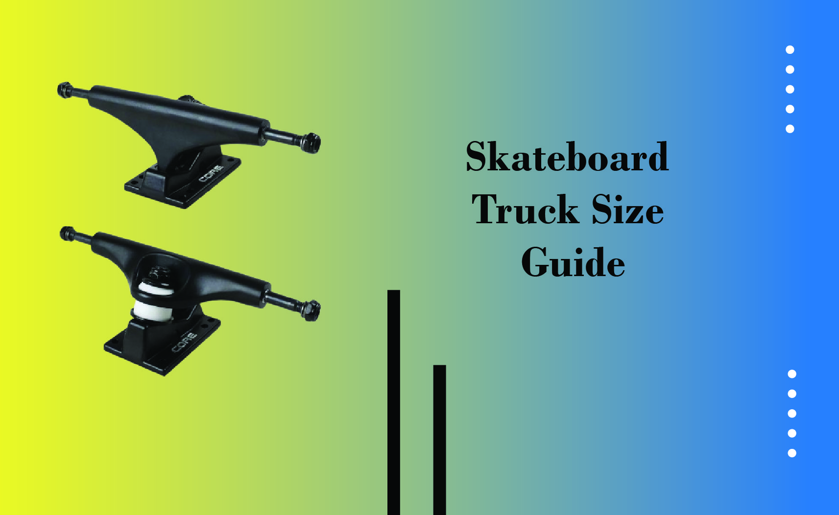 Skateboard truck size