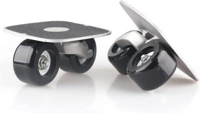 JINCAO Black Portable Roller Road Drift Plate Skates
